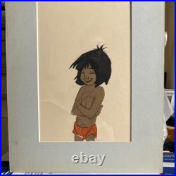 Disney Jungle Book original Animation Production Cel Hand-Painted Mowgli cell