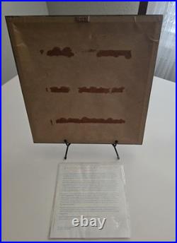 Disney Lady And The Tramp Si & Am Framed Engraved Etching