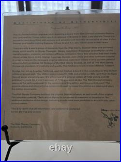 Disney Lady And The Tramp Si & Am Framed Engraved Etching