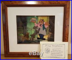 Disney Lady Production Cel Color Model Tony's One of a Kind RARE