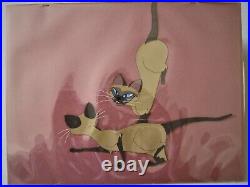 Disney Lady and the Tramp Original Production Cel Si and Am Large Image