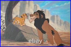 Disney Lion King- Simba and Scar- Limited Edition Cel