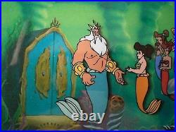 Disney Little Mermaid Production Cel of King Triton on Father's Day