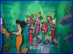 Disney Little Mermaid Production Cel of King Triton on Father's Day