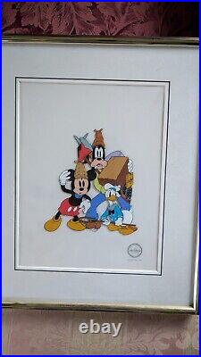 Disney Lonesome Ghosts Cel LIMITED EDITION Serigraph Framed art