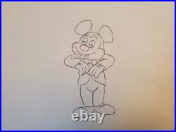 Disney Mickey Minnie Mouse Original Production Cel Cell Drawing Animation Art