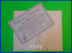 Disney Mickey Minnie Mouse Original Production Cel Cell Drawing Animation Art