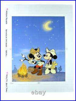 Disney Mickey Minnie Original Color Model Proof Production Cel Animation Art OBG