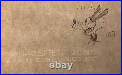 Disney Mickey Mouse Short Mickey's Nightmare Pluto 1932 Production cel Drawing