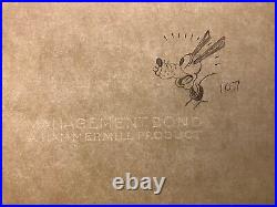 Disney Mickey Mouse Short Mickey's Nightmare Pluto 1932 Production cel Drawing