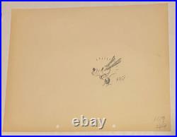 Disney Mickey Mouse Short Mickey's Nightmare Pluto 1932 Production cel Drawing