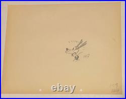 Disney Mickey Mouse Short Mickey's Nightmare Pluto 1932 Production cel Drawing