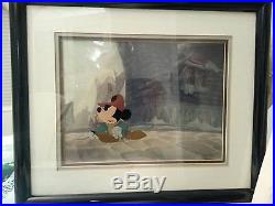 Disney Mickey Mouse The Prince & The Pauper Animation Art Production Cel WithSeal