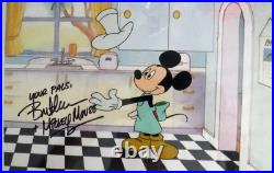 Disney Mickey Mouse Works original Production cel 1999 Signed voice Bret Iwan Disney Mickey Mouse Works original Production cel 1999 Signed voice Bret Iwan
