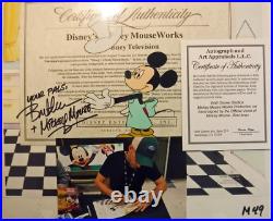 Disney Mickey Mouse Works original Production cel 1999 Signed voice Bret Iwan
