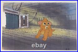 Disney Oliver and Company Large Image Oliver Original Production Animation Cel