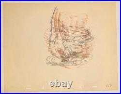 Disney On Ice 1935 Original Production Sketch Drawing Pluto Cel
