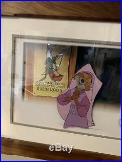 Disney Original Production Animation Cel Robin Hood Maid Marian Beautiful Frame