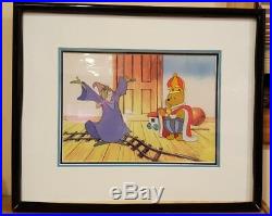 Disney Original Production Cel Art Winnie the Pooh and Rabbit