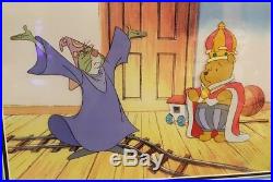 Disney Original Production Cel Art Winnie the Pooh and Rabbit