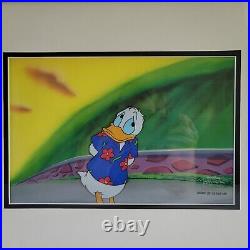 Disney Original Production Cel & Clean-up Drawing from Duck Quake Quack Pack