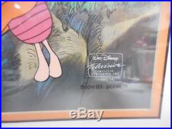 Disney Original Production Cel Tigger and Piglet Signed Paul Winchell & more