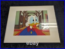 Disney Original Production Cel of Scrooge McDuck from Ducktales Hand Painted