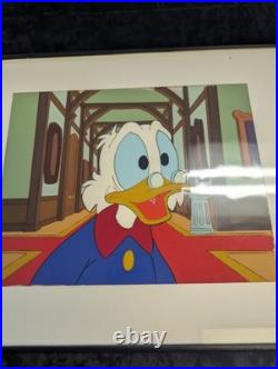 Disney Original Production Cel of Scrooge McDuck from Ducktales Hand Painted