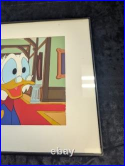 Disney Original Production Cel of Scrooge McDuck from Ducktales Hand Painted