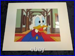 Disney Original Production Cel of Scrooge McDuck from Ducktales Hand Painted