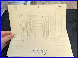 Disney Original Production Cel of Scrooge McDuck from Ducktales Hand Painted