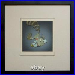Disney Pinocchio 1940 Jiminy Cricket Courvoisier Original production cel hand