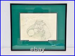 Disney Pinocchio Coachman Framed Original Production Drawing