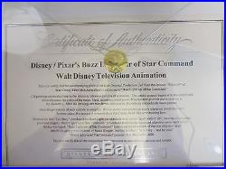 Disney Pixar Hand Painted Production Animation Cel Toy Story Buzz Lightyear COA