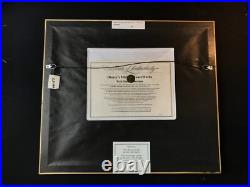 Disney Pluto vs The Watchdog Framed 21x18 Original Production Cel withCOA