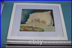Disney Production Art Pint tTtled Tired Bunnies