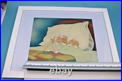 Disney Production Art Pint tTtled Tired Bunnies