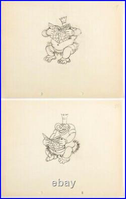 Disney Production Cel Drawings(3) TRADER MICKEY(1932)/MICKEY'S MAN FRIDAY(1935)