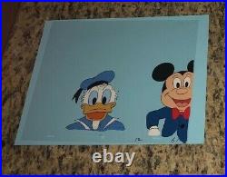 Disney, Production Cel''MICKEY MOUSE AND DONALD DUCK'' HAND PAINTED