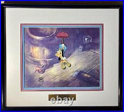 Disney Production Cel Of Jiminy Cricket From The Wonderful World Of Disney