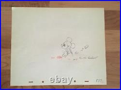 Disney, Production Cel Pencil Drawing MICKEY MOUSE 1930'S