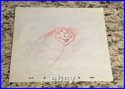 Disney, Production Cel Pencil Drawing WILLIE THE GIANT 1947