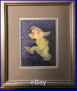 Disney Production Cel of Dopey from 1937 Snow White and the Seven Dwarfs