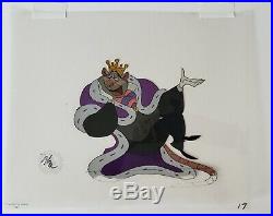 Disney Production Cel of Ratigan from The Great Mouse Detective 1986
