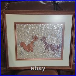 Disney Production Original Animation Cel Fox & The Hound