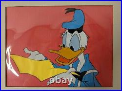 Disney Production Original Animation Cel Goofing Around With Donald Duck 1963