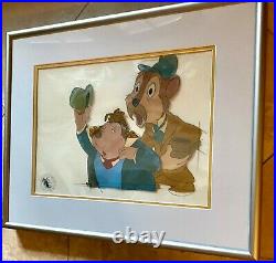 Disney Production Original Animation Cel Mickey's Christmas Carol 1983