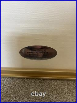 Disney Productions DONALD DUCK and GOOFY Bill Posters 1940 Animation Cel withCOA