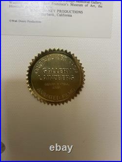 Disney Productions DONALD DUCK and GOOFY Bill Posters 1940 Animation Cel withCOA Disney Productions DONALD DUCK and GOOFY Bill Posters 1940 Animation Cel withCOA