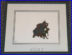 Disney Robin Hood Production Cel Of Robin Hood & Little John From 1973 Feature